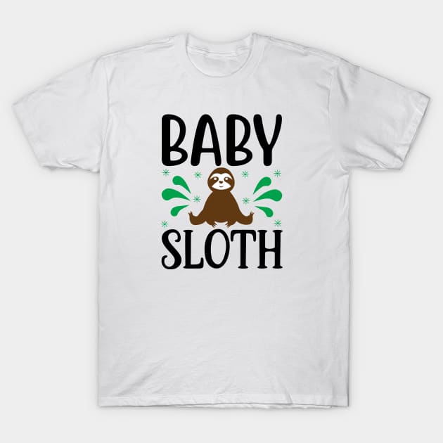Baby Sloth T-Shirt by unique_design76